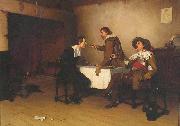 Edmund Blair Leighton The Prisoner oil painting